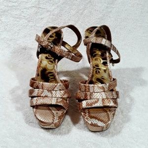 Sam Edelman  Snake Skin Heels Size 8M